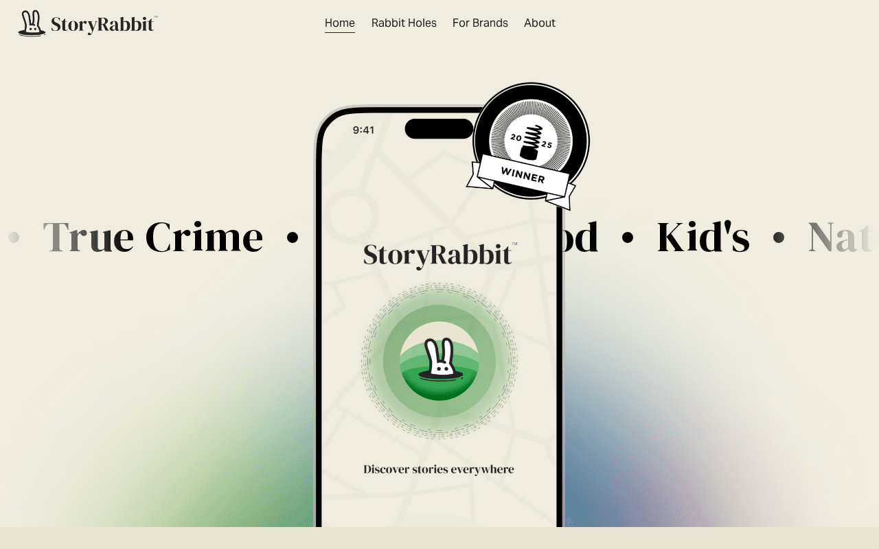 Screenshot of storyrabbit.ai