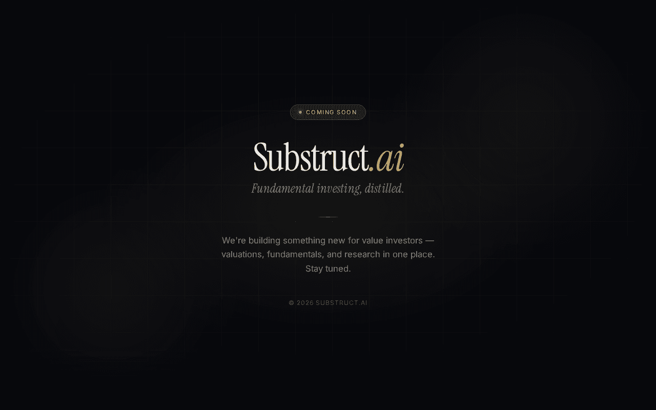 Screenshot of substruct.ai