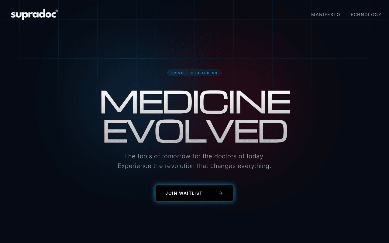 Screenshot of supradoc.ai