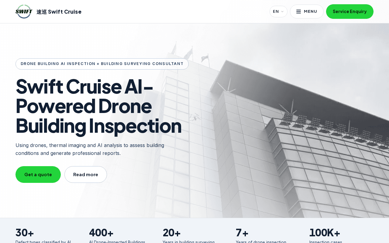 Screenshot of swiftcruise.ai