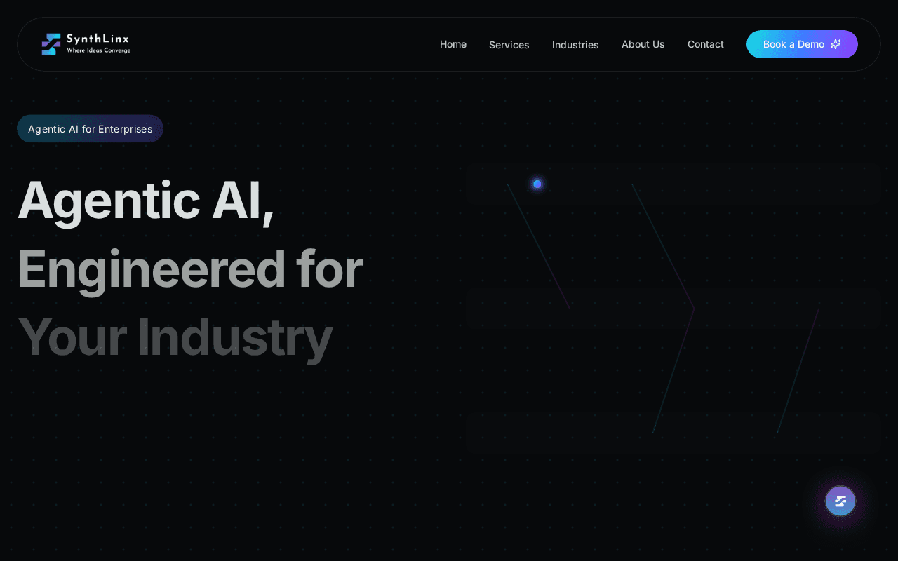 Screenshot of synthlinx.ai