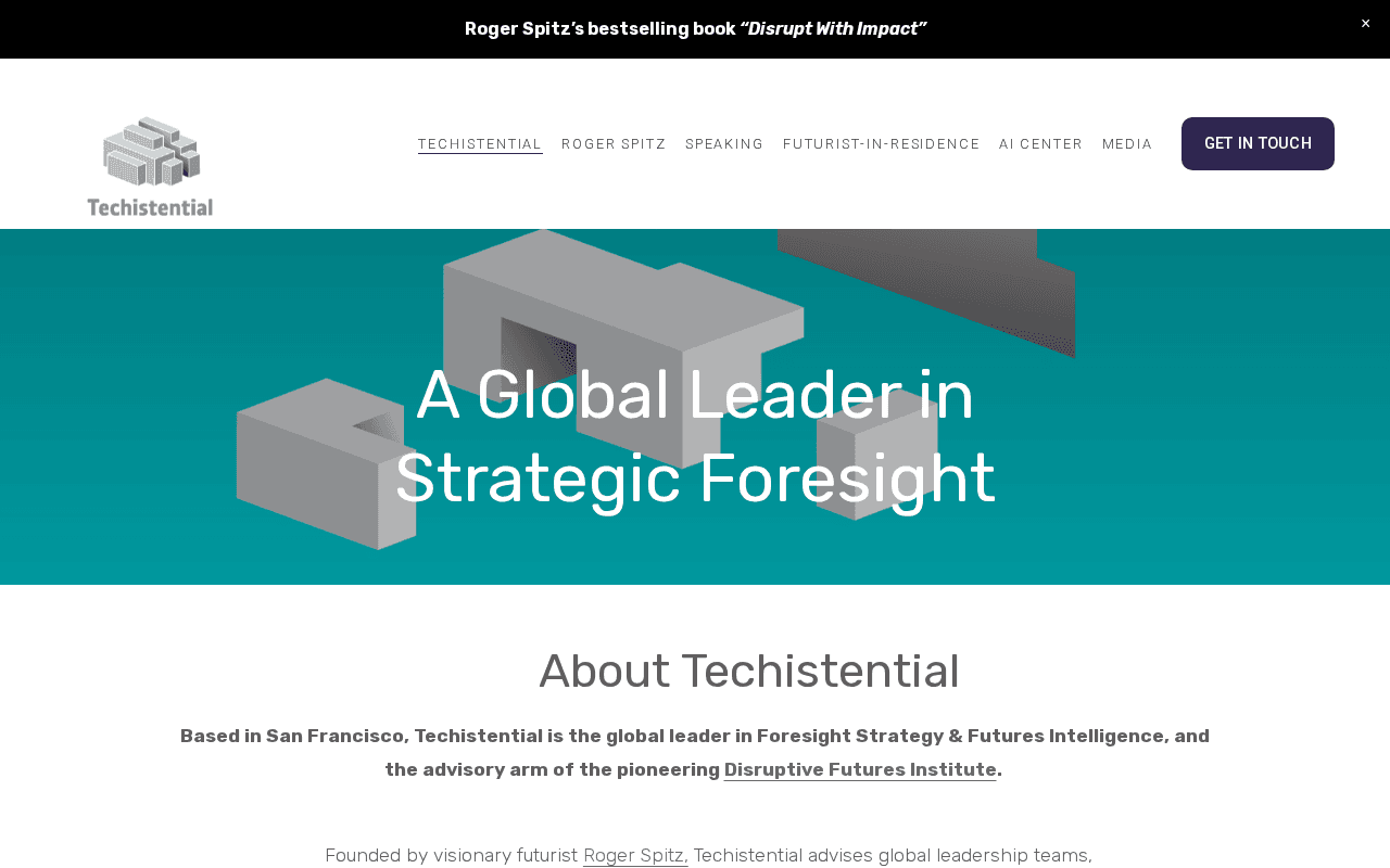 Screenshot of techistential.ai