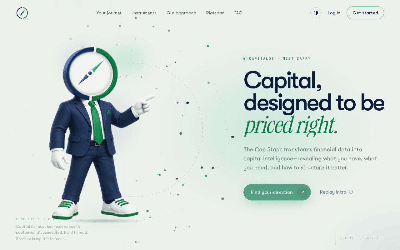 Screenshot of thecapstack.ai