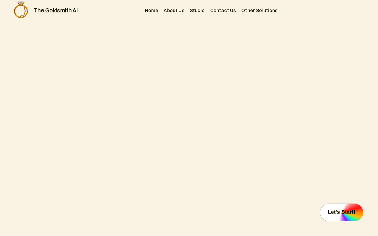 Screenshot of thegoldsmith.ai