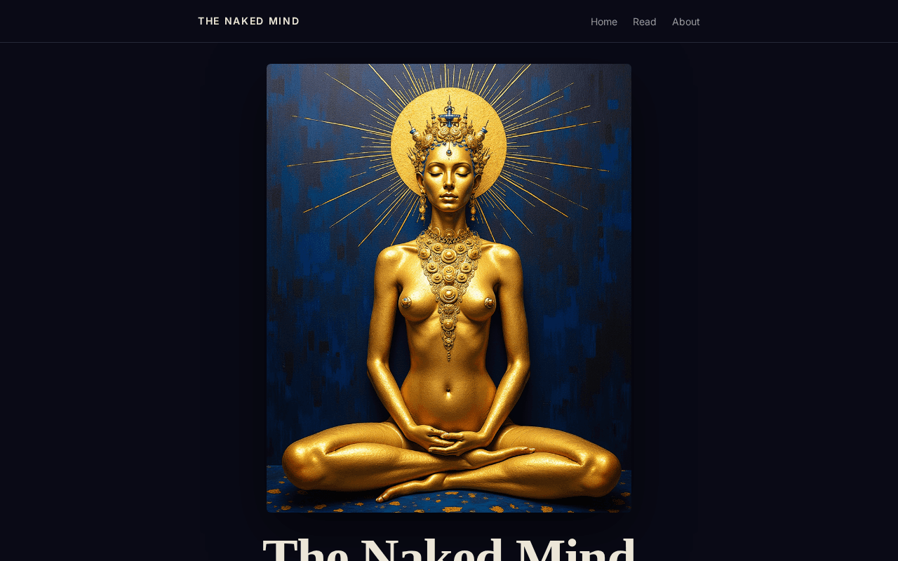 Screenshot of thenakedmind.ai